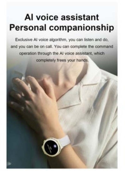 Vikusha Vogue2 Smart Watch 1.32" Fitness Tracker Health Monitor Find Phone Bluetooth IP68 Waterproof