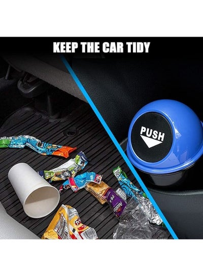 Portable Vehicle Trash Bin with Lid