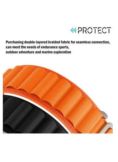 Alpine Loop Apple Watch Band Compatible with 42/44/45/49mm Sizes Stylish and Comfortable Design and Lightweight Polyester