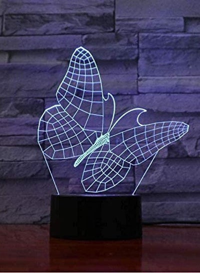 Multicolor Butterfly Insect 3D Children s Night Light LED Symphony Lamp Table Lamp Bedroom Atmosphere Decoration Light Christmas Birthday Gift Toy