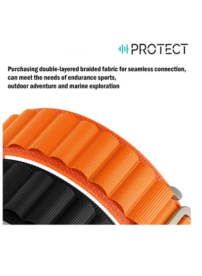 Alpine Loop Apple Watch Band Compatible with 42/44/45/49mm Sizes Stylish and Comfortable Design and Lightweight Polyester