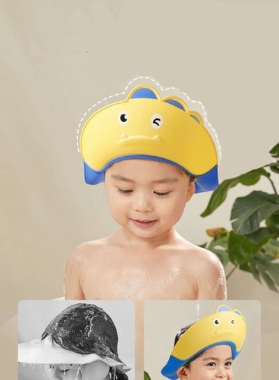 Baby Shower Cap Adjustable Baby Bath Visor Infant Bathing Protection Cap Safe Shampoo Shower Hat