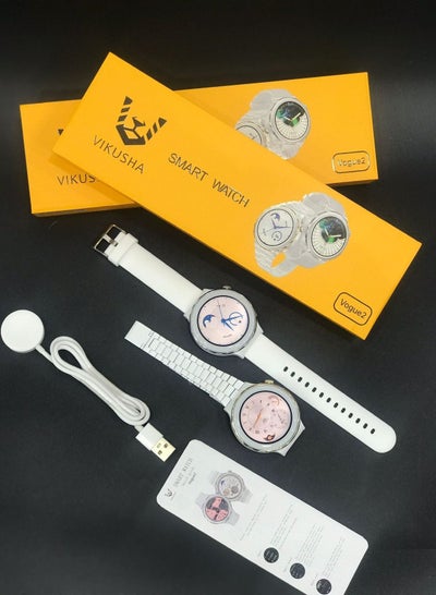 Vikusha Vogue2 Smart Watch 1.32" Fitness Tracker Health Monitor Find Phone Bluetooth IP68 Waterproof