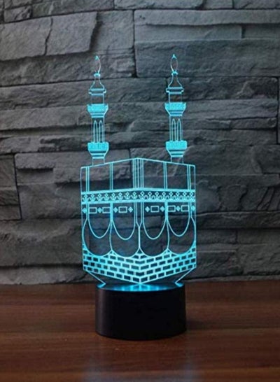 Multicolour Night Light Creative Castle Table Lamp 3D Architectural Building Night Decoration Acrylic Lights Colorful Gradient Environment Sleep Lighting Children's Gifts Bedside Lamp Best Gift