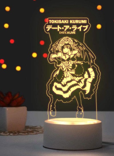 3D Illusion Lamp Led Night Light Anime Second Element Conan Northern Sauce Guilty Crown Naruto Gift for Boys Kids Room Decor Table Lamp New Year Kazami