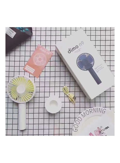 DIMO N9 handheld small electric fan mini rechargeable portable fan USB charging desk handheld small electric fan - Blue