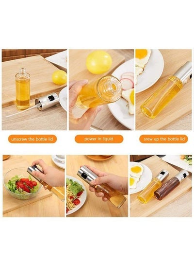 Grilling Oil Sprayer Kitchen Glass Bottle