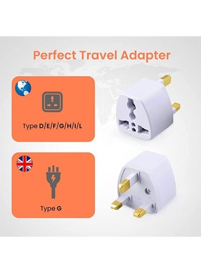 Universal Power Plug for UAE KSA UK HK 3 Pin Travel Adapter Power Converter Socket