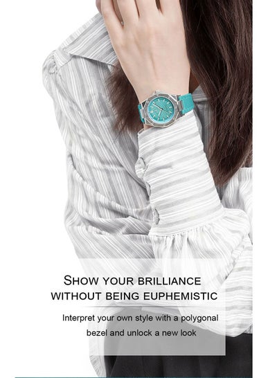 NAVIFORCE NF5026 كوارتز سوار جلدي فاخر نساء بسيط سيدة ساعة مقاوم للماء نساء ساعات أنثى ساعة Reloj Mujer
