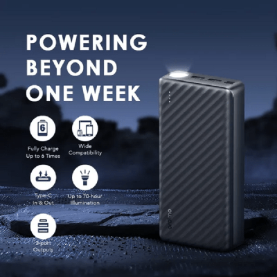 Oraimo Powerbox 300 Lite Power Bank 30000mAh Black OPB-1301