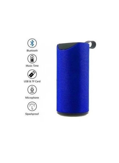 TG-113 Super Bass Splashproof Wireless Bluetooth Speaker (Blue)