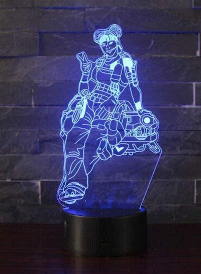 3D Illusion Lamp LED Night Light Acrylic 7 Color Change Button Legends Lifeline Table Lamp Birthday Gifts Children Birthday New Year Gifts