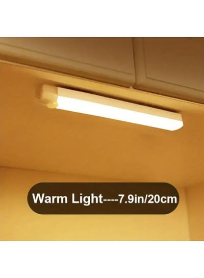 200mm Wireless Motion Sensor LED Light Bar Led Wireless Motion Sensor Cabinet Light With Wireless Magnetic USB Rechargeable Night Lamp