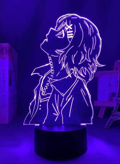 3D Illusion lamp Gift for Kid Anime Tokyo Ghoul for Bedroom Decor Night Light Cool Birthday Gift Tokyo Ghoul Table lamp Lamp for Home Decoration