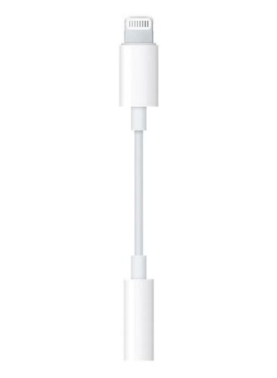 8 Pin Lightning to 3.5 mm Headphone Jack Adapter White