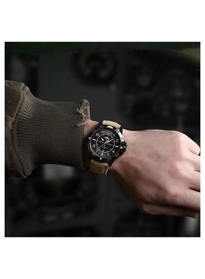 ساعة يد Naviforce للرجال رياضية موديل NF9204N نايلون مقاومة للماء