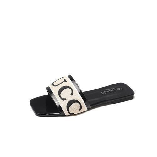 حذاء نسائي مسطح SP-CSD-D18 - 39، أسود
