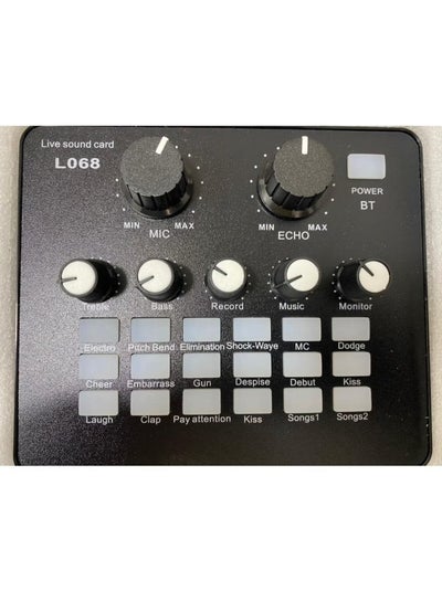 Multi functional live Sound Card L068 With Microphone Set Audio mixer nicam recording