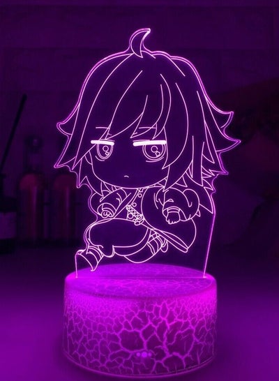 Giyu Tomioka Light Demon Slayer Kimetsu no Yaiba USB 3D Night Lamp Bedroom Decor