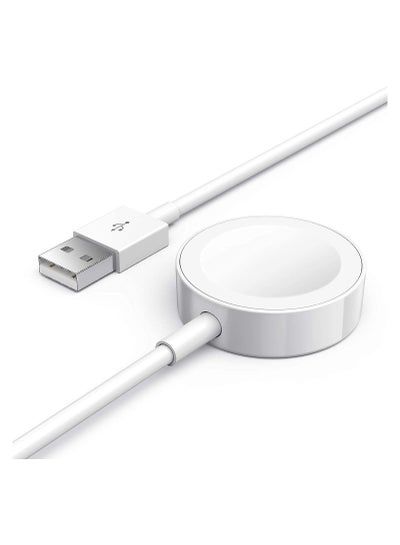 Usb Wireless Magnetic Charging Cable For Apple Smart Watch - White