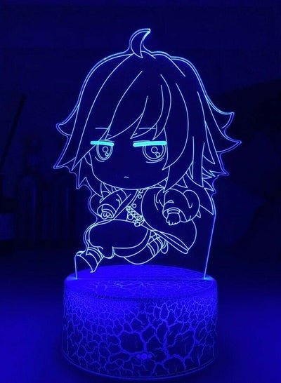 Giyu Tomioka Light Demon Slayer Kimetsu no Yaiba USB 3D Night Lamp Bedroom Decor