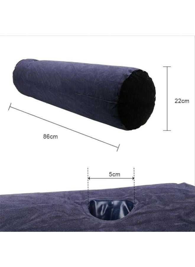 Cylindrical Body Soft Comfortable Inflatable Pillow