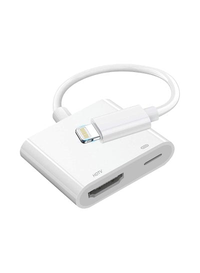 Lightning To HDTV Digital AV Adapter Cable White