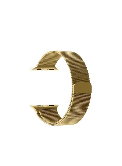 Milanese Stainless Steel Watch Strap - Gold II Compatible With iWatch 38mm/40mm/41mm