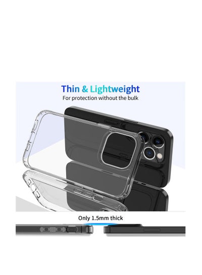 iPhone 13 Pro Max Lucid Clear Case High-Quality TPU Anti Scratch Shockproof 6.7 Inch Cover