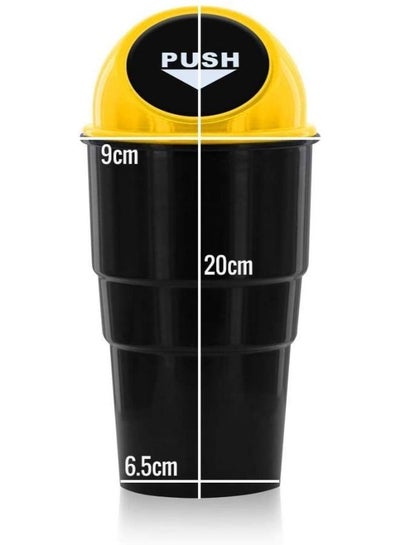 Portable Vehicle Trash Bin with Lid