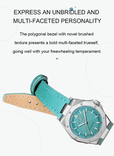 NAVIFORCE NF5026 كوارتز سوار جلدي فاخر نساء بسيط سيدة ساعة مقاوم للماء نساء ساعات أنثى ساعة Reloj Mujer