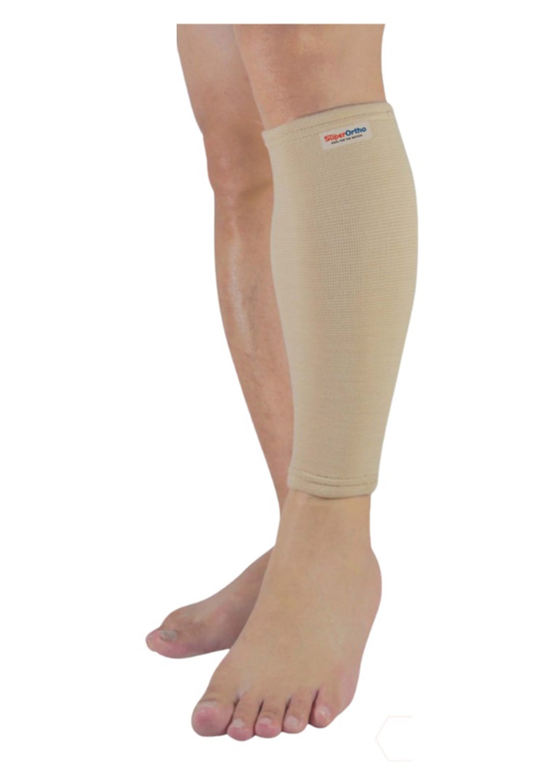 Super Ortho Elastic Calf Support (Biege)- A8-001 (Xl)