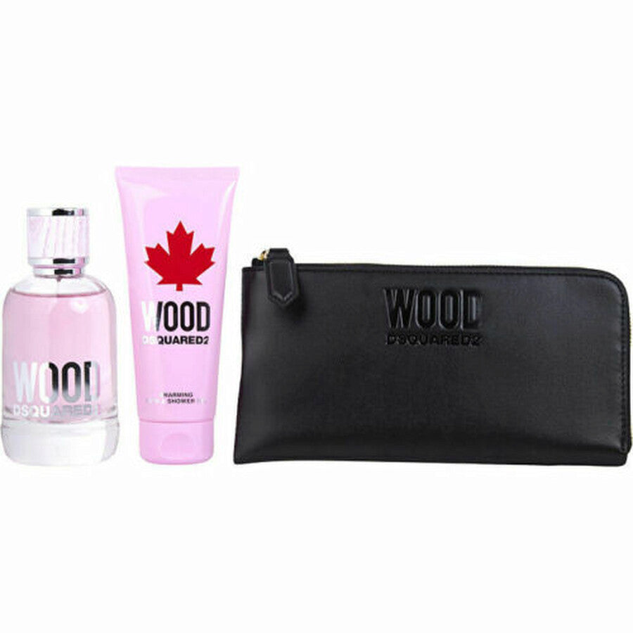DSQUARED2 WOOD EDT 100ML HER 3PCS SET
