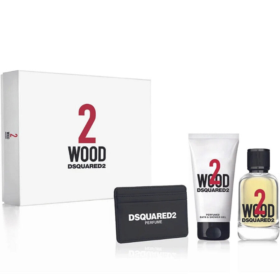 DSQUARED2 WOOD EDT W 100ML 3PCS BAG SET