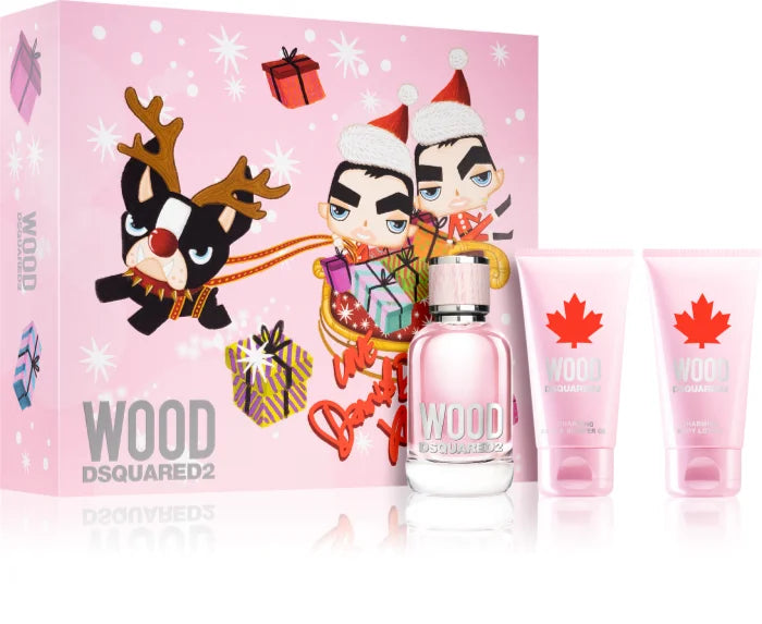 DSQUARED2 WOOD EDT FEMME 50ML 3PCS SET