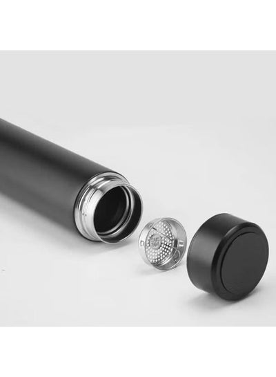 Water Bottle, Travel Mugs, Smart Vacuum Flask Thermos Water Bottle with LED Digital Touch Screen, Thermos Cup Vacuum Flask 500ml Stainless Steel for Drinks