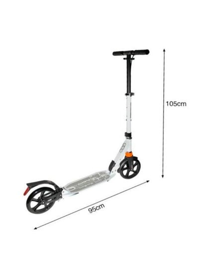 Manually Adjustable Foldable Portable 2-wheel Kick Scooter for Adults