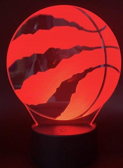 3D night light basketball colorful touch gradient light creative decoration children's student gift