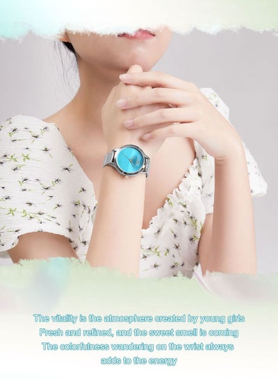 2023 New Arrival NAVIFORCE NF5027 Romantic Charming Quartz Women Watches Luxury Stainless Steel Band Blue Dial Lady Watch reloj mujer