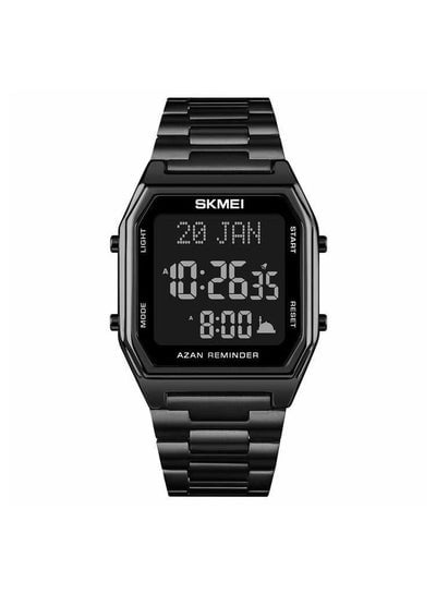 SKMEI 1763 Men's Watch Muslim Qibla Clock LED Chronograph Man Digital Watches Waterproof Male Wristwatch Relojes Para Hombre