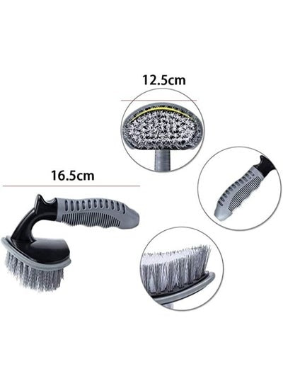 3 Pieces Car Wheel Cleaning Brush Set Wheel Washing Tool Rim Cleaner for Car Alloy Wheel, Motorcycle or Bicycle Tire