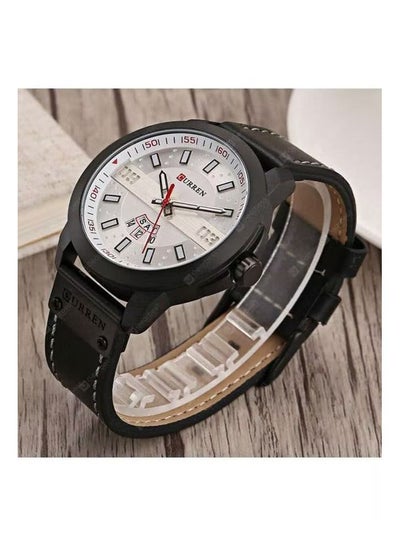 Men's 8286 Water Resistant Analog Watch - 47 mm - Black