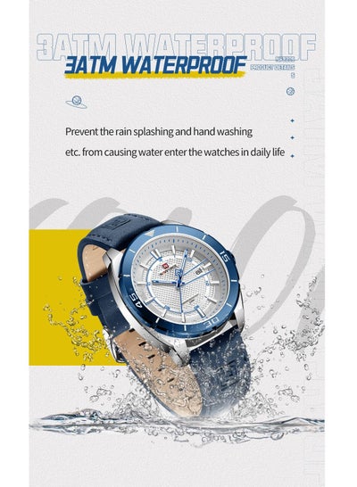 ساعات NAVIFORCE 9209 للرجال رياضية عسكرية مضيئة مقاومة للماء كاجوال