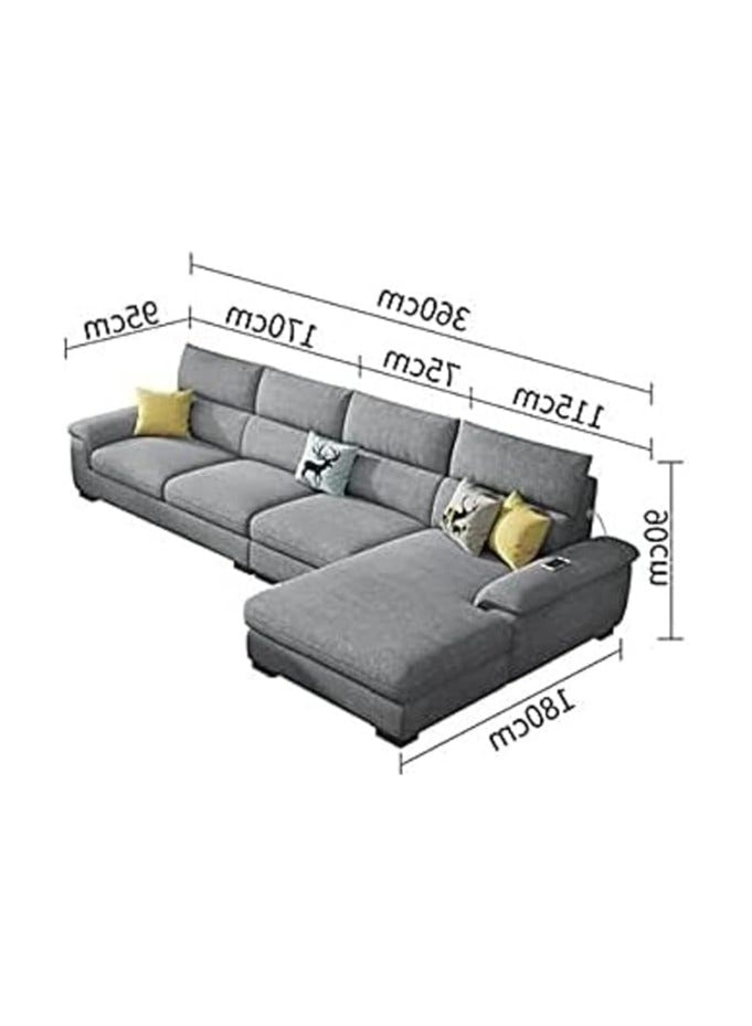 Overstuffed Multifunction Wooden Frame Furniture Sofa Living Room Set