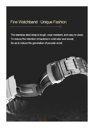 NAVIFORCE 9197 Top Brand Luxury Stainless Steel Casual Men Watch