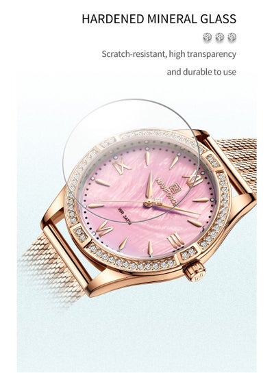 NAVIFORCE NF5028 Ladies Luxury Women Watches Fashion casual Diamond Female Quartz Wristwatches Ladies Gifts Clock Relogio Feminino