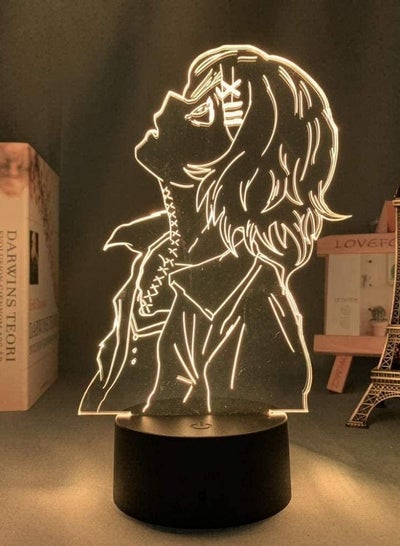 3D Illusion lamp Gift for Kid Anime Tokyo Ghoul for Bedroom Decor Night Light Cool Birthday Gift Tokyo Ghoul Table lamp Lamp for Home Decoration