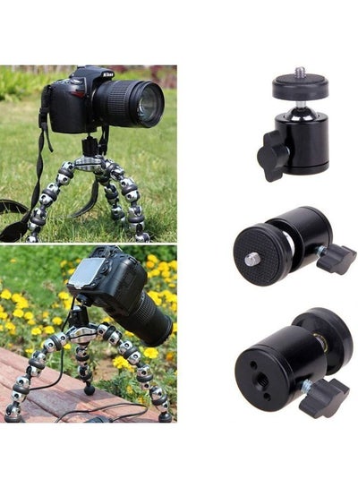 حامل ثلاثي القوائم على شكل كرة صغيرة دوارة لكاميرات DSLR