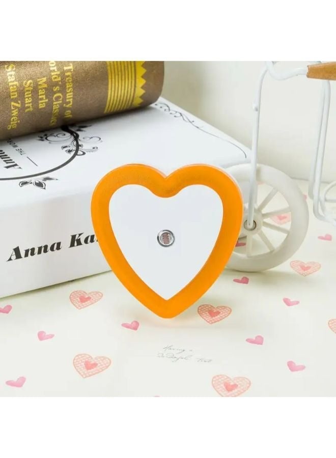 LED Heart-shaped Plug-in Night Light Super Smart Socket Dusk to Dawn Sensor Lights