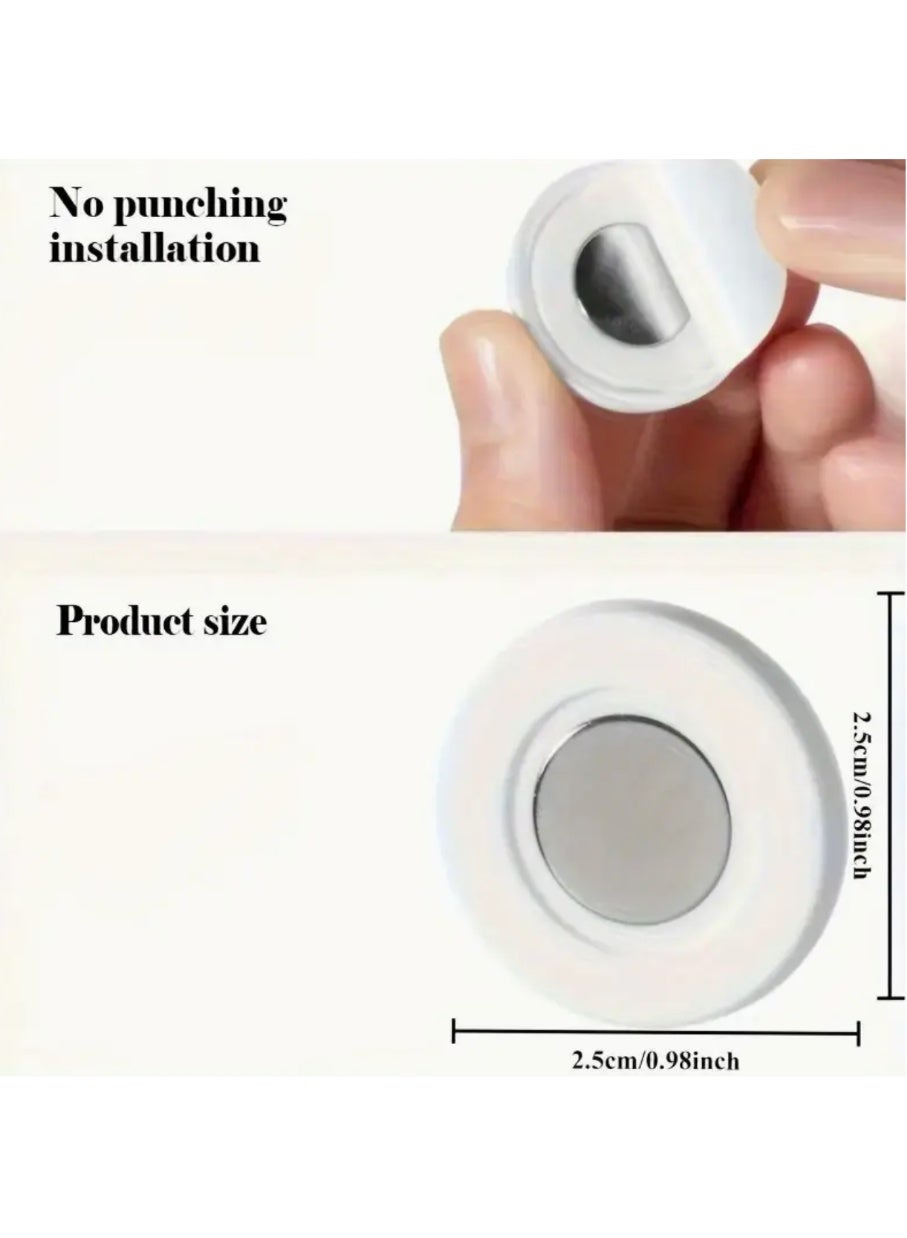4pieces Multifunctional Wall Mounted Storage, Powerful Magnets for Home Organization, Desk & Drawer Organizer